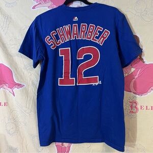 Majestic Chicago Cubs Kyle Schwarber Shirt